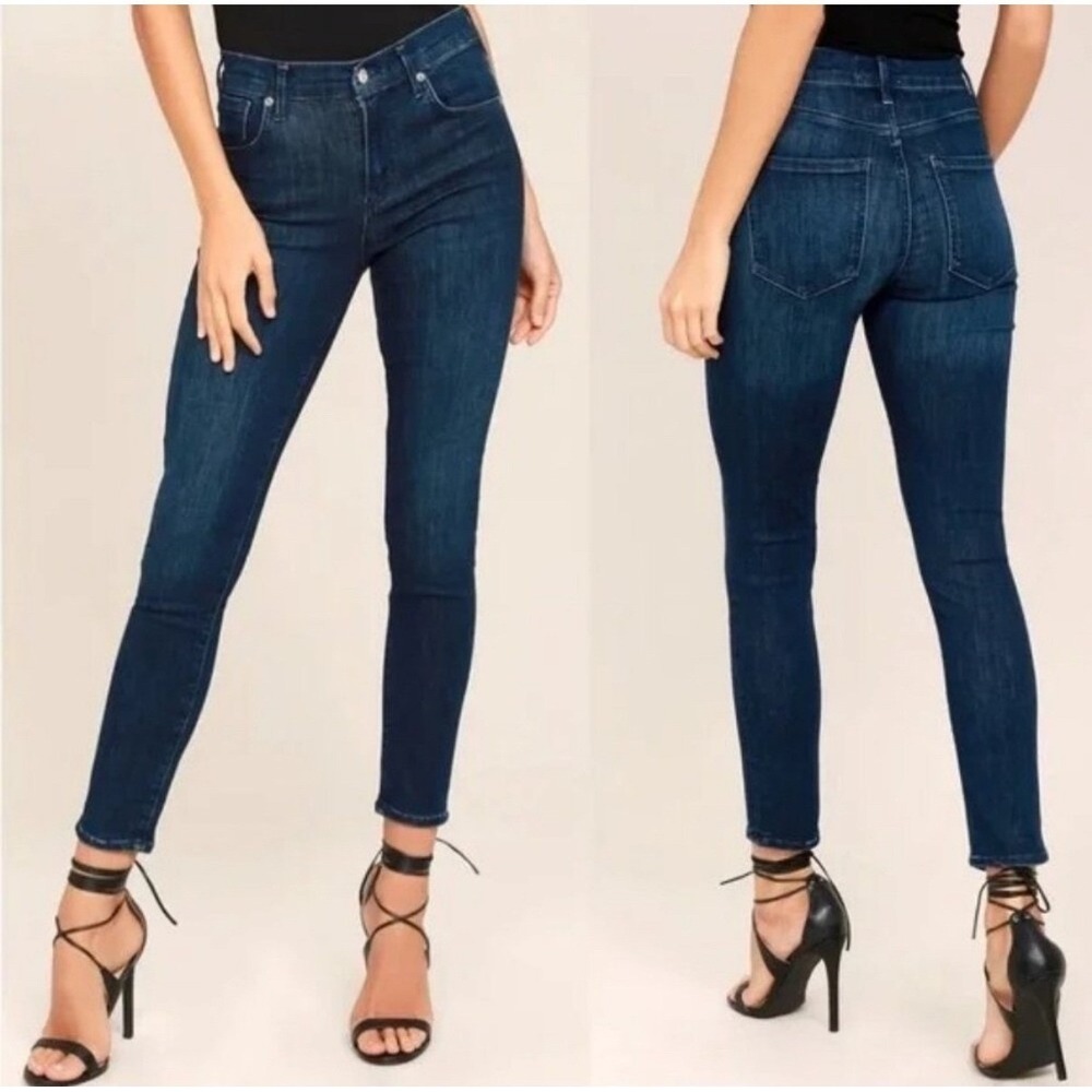 TALULA X AGOLDE SKY HIGH SKINNY JEANS DARK WASH SIZE‎ 30